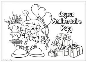 Coloriage Joyeux Anniversaire Papy à Imprimer Anniversaire Coloriage Joyeux Anniversaire Papy