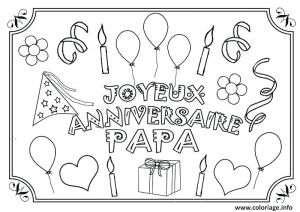 Coloriage Joyeux Anniversaire Papy à Imprimer Coloriage Bon Anniversaire Papy Coloriage Joyeux