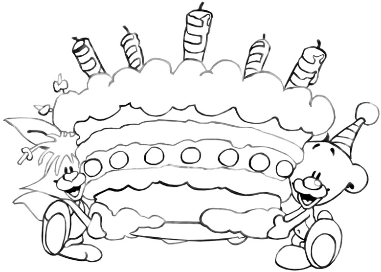 Coloriage Joyeux Anniversaire tonton Dessin   Colorier Joyeux Anniversaire A Imprimer