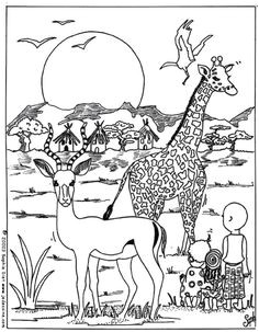 Coloriage Jungle à Imprimer Les 84 Meilleures Images De Coloriages Animaux Sauvages