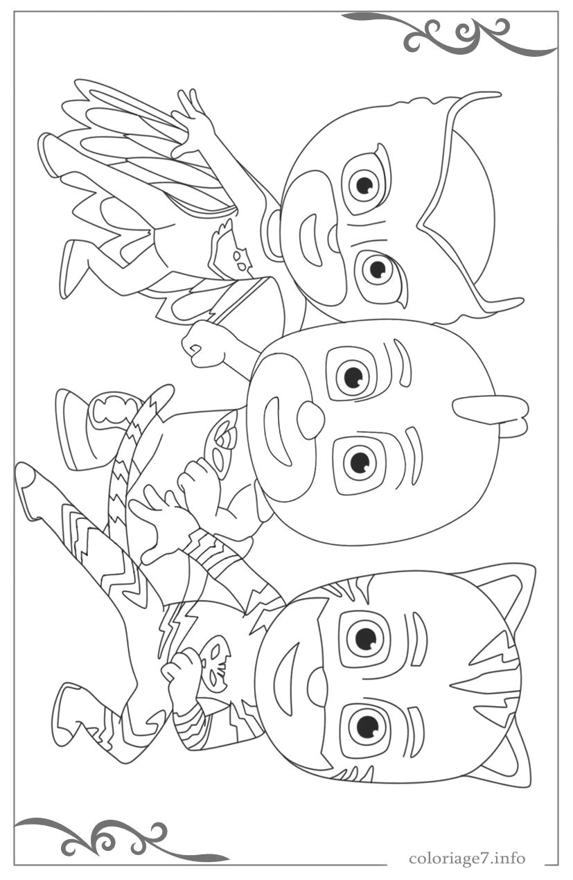 Coloriage Kinder En Ligne Belle Coloriage Pyjamasques En Ligne