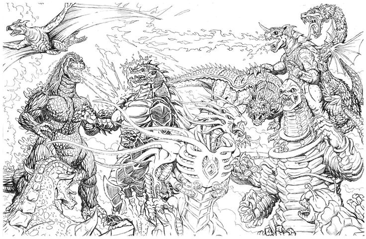 Coloriage King Kong A Imprimer 15 Pi¨ce Préférée Coloriage Godzilla Image