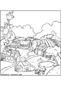 Coloriage La Ferme A Imprimer Gratuit Coloriage Ferme Color