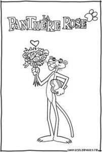 Coloriage La Panthere Rose 10 Meilleures Images Du Tableau Panther Rose