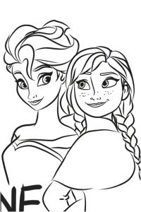Coloriage La Reine Des Neige 2 Coloriage La Reine Des Neiges We Love Disney 2
