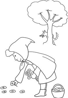 Coloriage Le Petit Chaperon Rouge Les 168 Meilleures Images De Chaperon Rouge