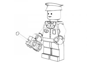 Coloriage Lego City Police à Imprimer Coloriage De Lego City