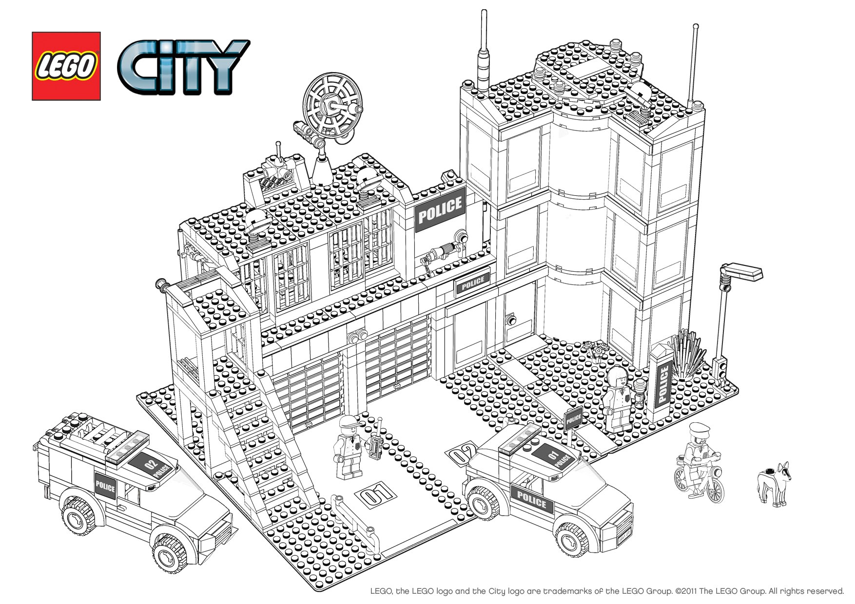 Coloriage Lego City Police à Imprimer Police Hero Coloring Pages Coloring Pages
