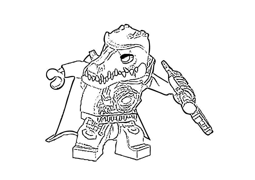 Coloriage Lego Ligue Des Justiciers Lego Chima