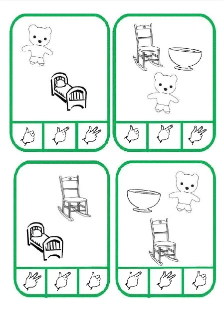 Coloriage Les 3 Ours école Petite Section