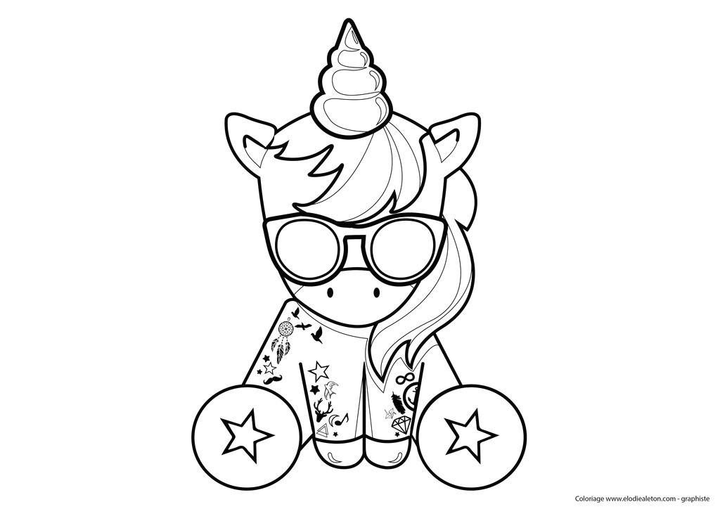 Coloriage Licorne Kawaii à Imprimer Coloriage Licorne Kawaii A Imprimer Dessin De Licorne