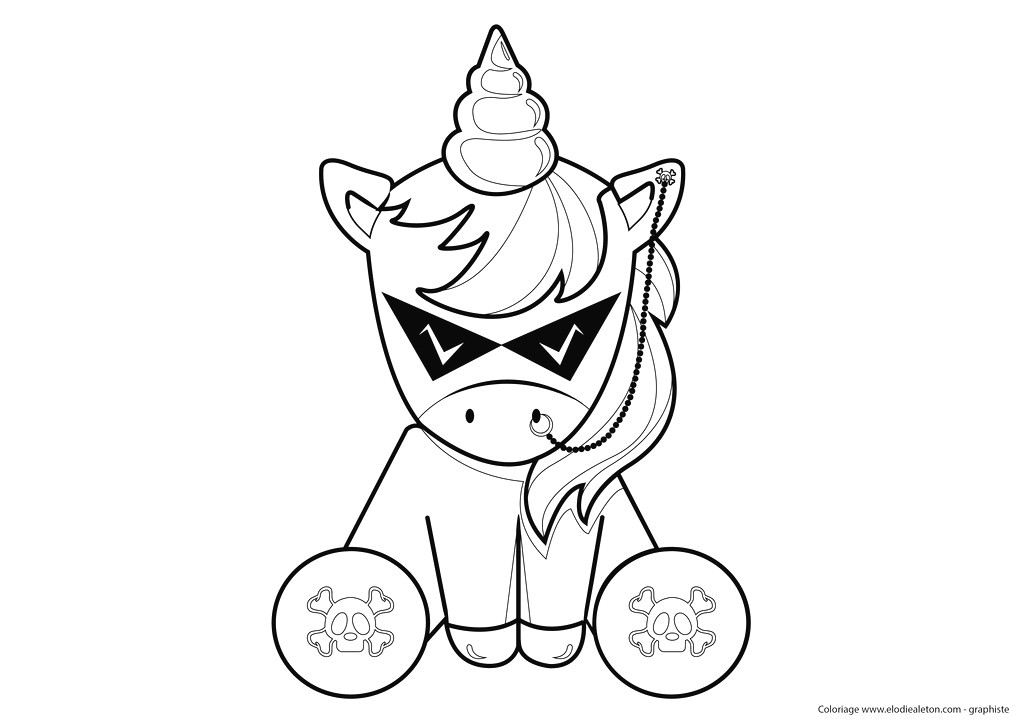 Coloriage Licorne Kawaii à Imprimer Licorne A Imprimer Kawaii — Motivrh