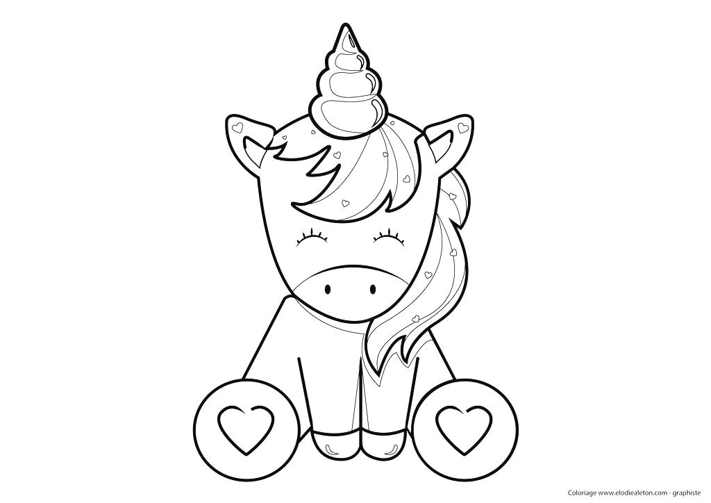 Coloriage Licorne Kawaii à Imprimer Pin On Coloriage