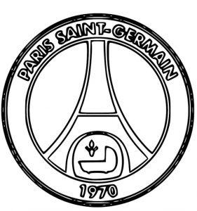 Coloriage Logo Psg A Imprimer Coloriage Logo Psg De Foot Français Dessin Gratuit à Imprimer