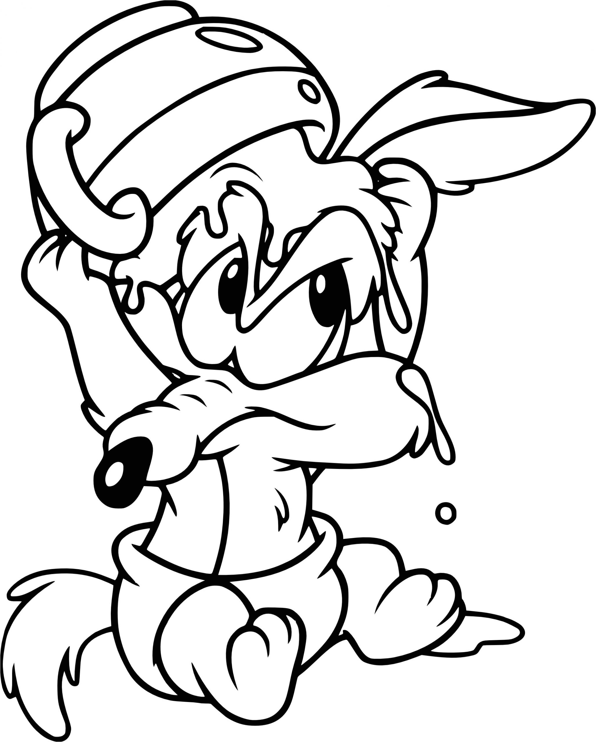 Coloriage Looney Tunes A Imprimer Coloriage Bébé Coyote De Looney Tunes à Imprimer