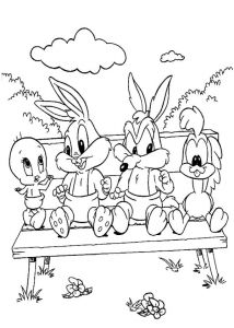 Coloriage Looney Tunes A Imprimer Coloriage Bébé Looney Tunes à Imprimer