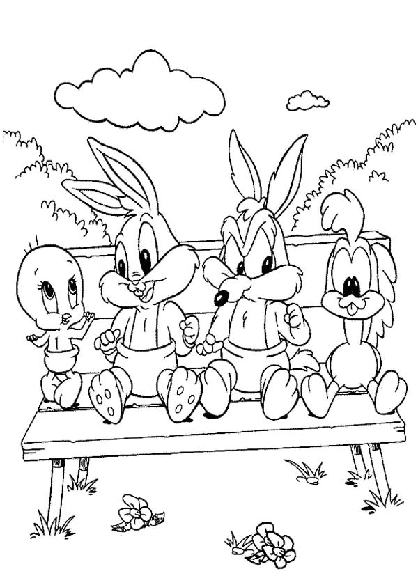 Coloriage Looney Tunes A Imprimer Coloriage Bébé Looney Tunes à Imprimer