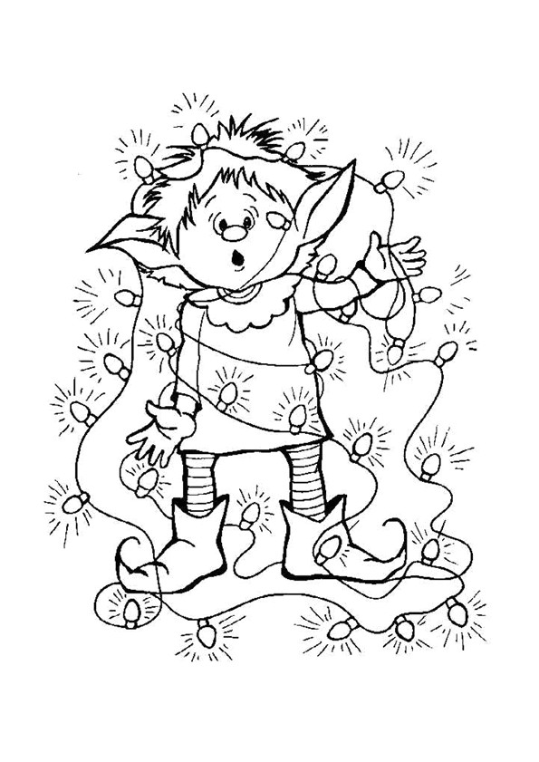 Coloriage Lutin De Noel Coloriage Noel Lutin Sur Hugolescargot Hugolescargot