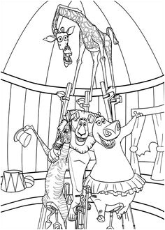 Coloriage Madagascar à Imprimer 4144 Meilleures Images Du Tableau Coloriage Pour Les Enfants
