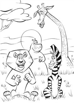 Coloriage Madagascar à Imprimer 4144 Meilleures Images Du Tableau Coloriage Pour Les Enfants