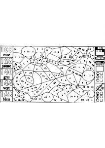 Coloriage Magique 8 Ans Coloriage Magique Pour 6eme