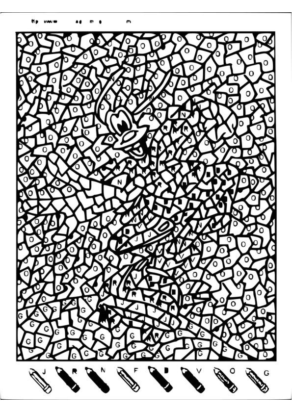 Coloriage Magique Adulte Gratuit Coloriage204 Coloriage Magique Adulte