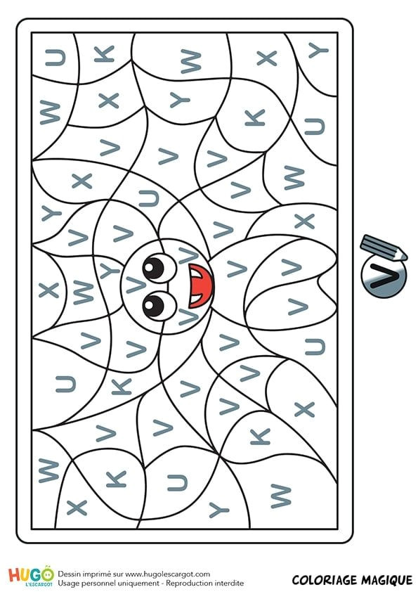 Coloriage Magique Alphabet Cp épinglé Sur Projet Art