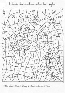 Coloriage Magique Ce1 Noel Coloriage Magique Noel Gs Cp Coloriage Magique Pour Ce1