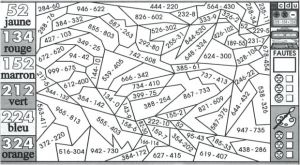 Coloriage Magique Ce1 soustraction Sans Retenue Coloriage Magique soustraction Sans Retenue