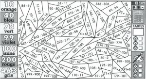 Coloriage Magique Ce1 soustraction Sans Retenue Image for Coloriage Magique soustraction Sans Retenue Rb38