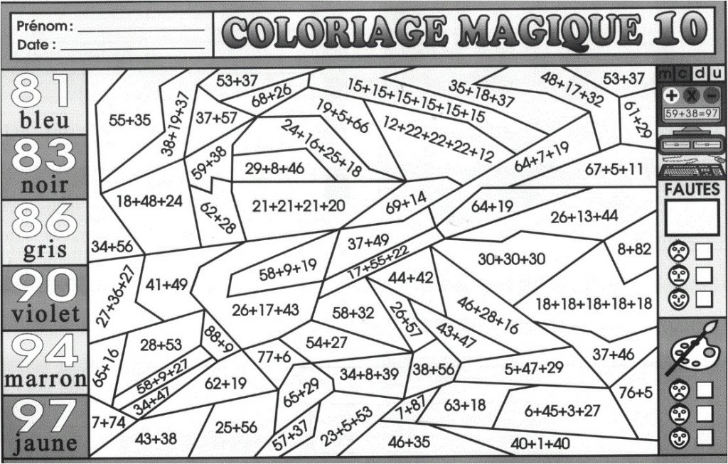 Coloriage Magique Ce2 Conjugaison Coloriage Magique Ce2 Conjugaison