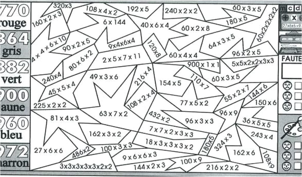 Coloriage Magique Ce2 Gratuit Coloriage Magique De Ce2 A Imprimer Gratuit Coloriage