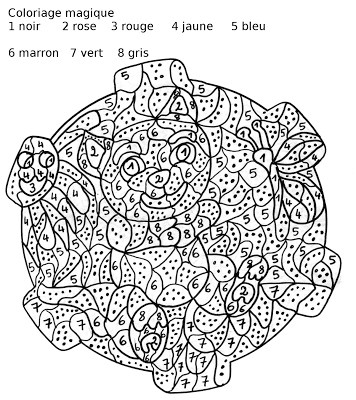 Coloriage Magique Chat Imprimer Maternelle Coloriage Magique Le Chat Et Le Papillon