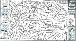 Coloriage Magique Cm1 A Imprimer Coloriage Magique Maths Cm1 Cm2 Exercice De Math Cm2 A