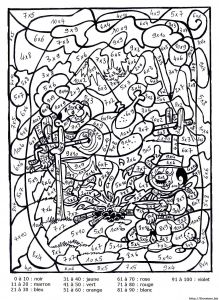 Coloriage Magique Cm1 A Imprimer Dessin à Colorier Magique Multiplication Pdf