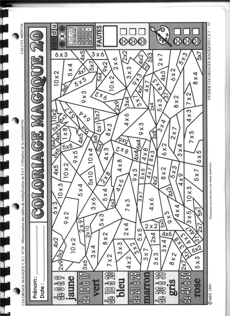 Coloriage Magique Cm2 Grands Nombres Coloriage Magique Grands Nombres