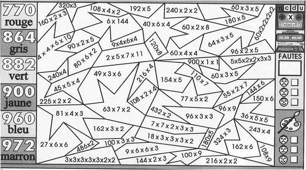 Coloriage Magique Cm2 Multiplication A Imprimer Gratuit Dessins Gratuits   Colorier Coloriage Magique Addition  