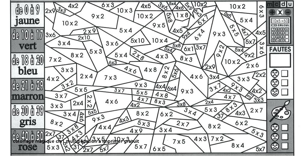 Coloriage Magique Cm2 Multiplication A Imprimer Gratuit Elegant Coloriage Magique Cm1 A Imprimer Multiplication
