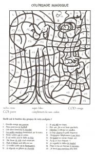 Coloriage Magique Cm2 orthographe Coloriages Magiques Groupe Nominal