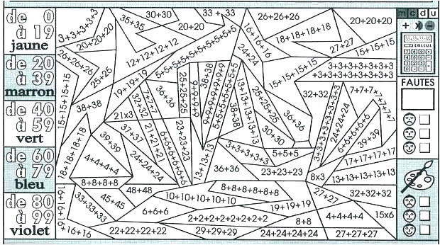 Coloriage Magique De Ce2 Cm1 Download 48 Coloriage Magique Ce2