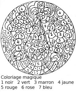 Coloriage Magique De Noel En Ligne Maternelle Coloriage Magique Portrait De Lutin