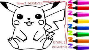 Coloriage Magique De Pokemon Dessin Facile Pokemon Et Coloriage Pokemon Pikachu