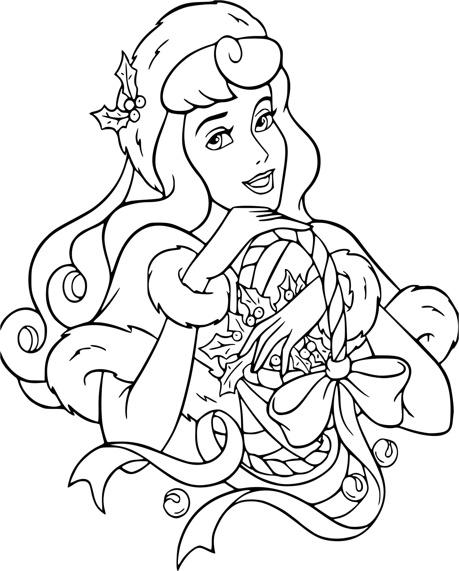 Coloriage Magique De Princesse Disney Coloriage Princesse Disney Noel A Imprimer