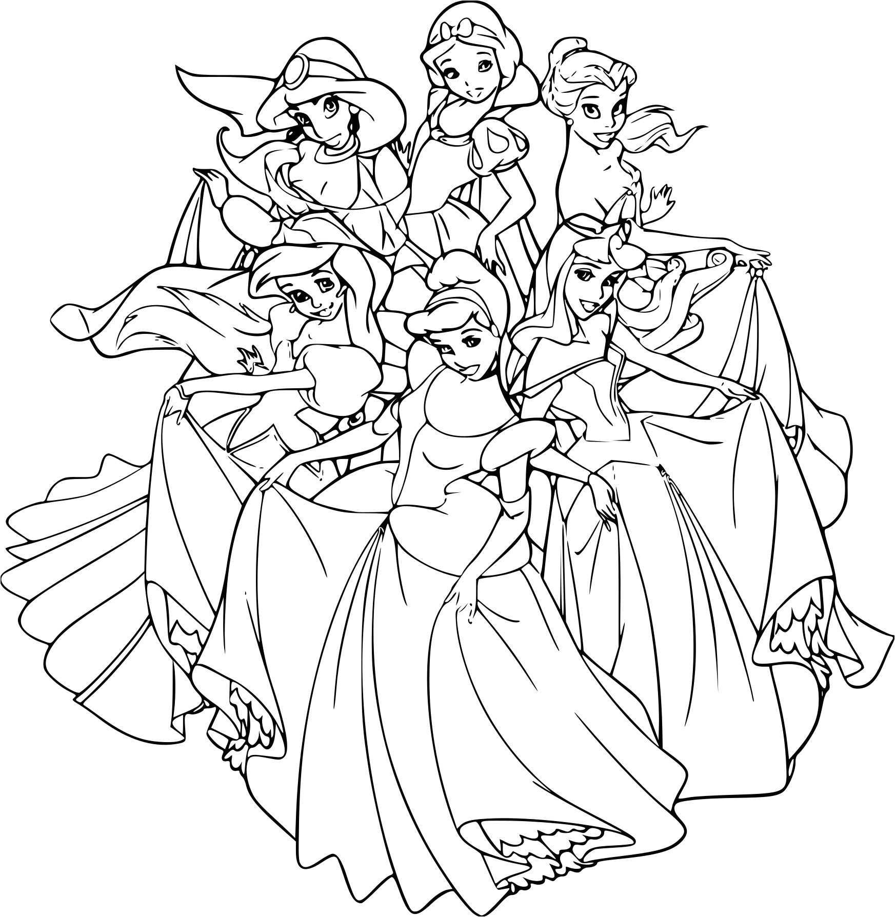 Coloriage Magique De Princesse Disney Unique Coloriage Disney Princesses