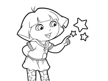 Coloriage Magique Dora A Imprimer Dessin Colorier Dora Magique