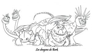 Coloriage Magique Dragon 3 Coloriage Dragons 2 Les Dragons De Berk