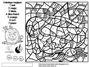 Coloriage Magique Halloween Maternelle Maternelle Coloriage Magique Une Citrouille D Halloween