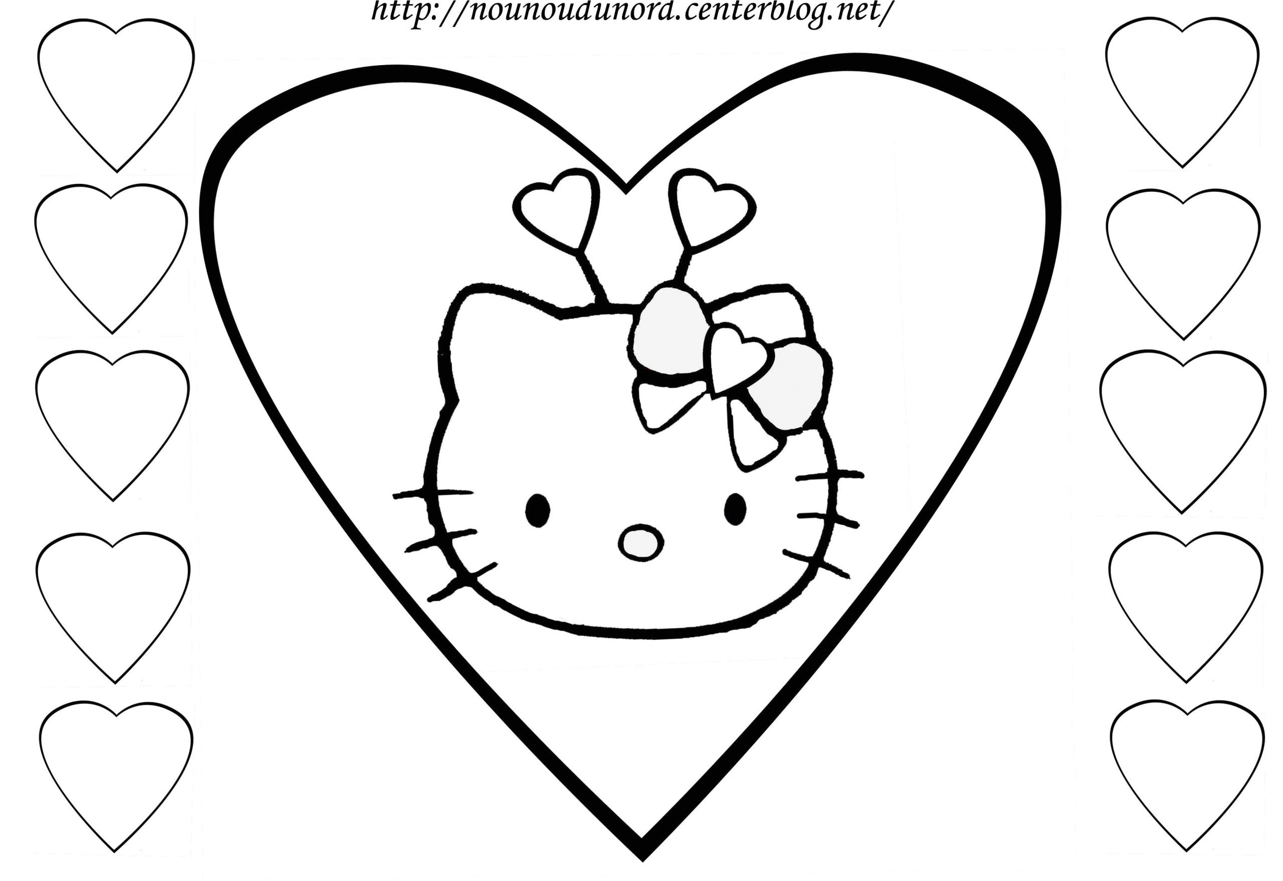 Coloriage Magique Hello Kitty à Imprimer Coloriage Hello Kitty A Imprimer