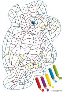 Coloriage Magique Maternelle à Imprimer Gratuit Coloriage Magique Le Perroquet Lulu La Taupe Jeux