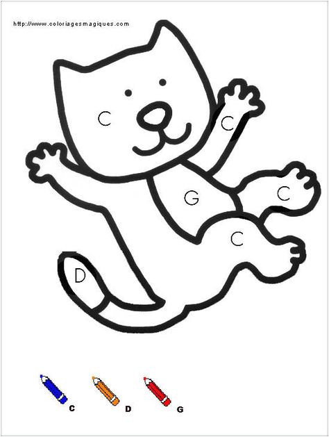Coloriage Magique Maternelle Ps Coloriages Magiques Chat